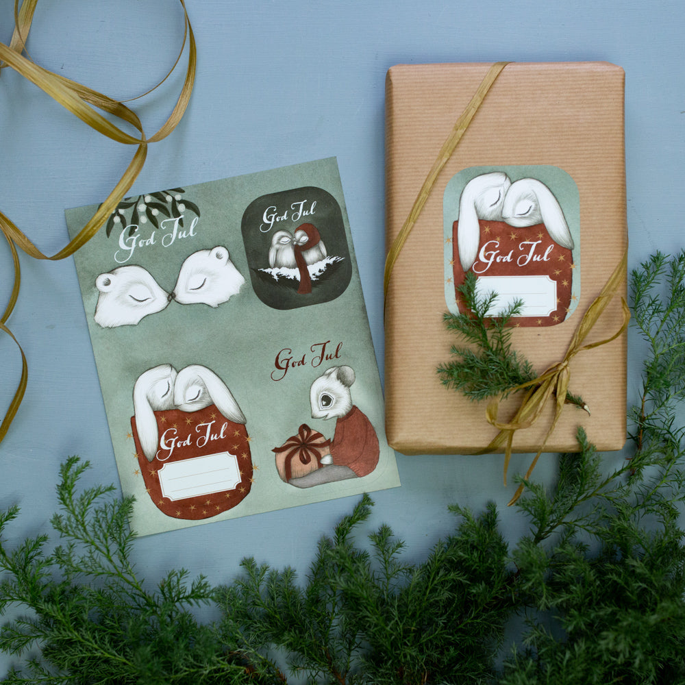 GOD JUL, Stickers