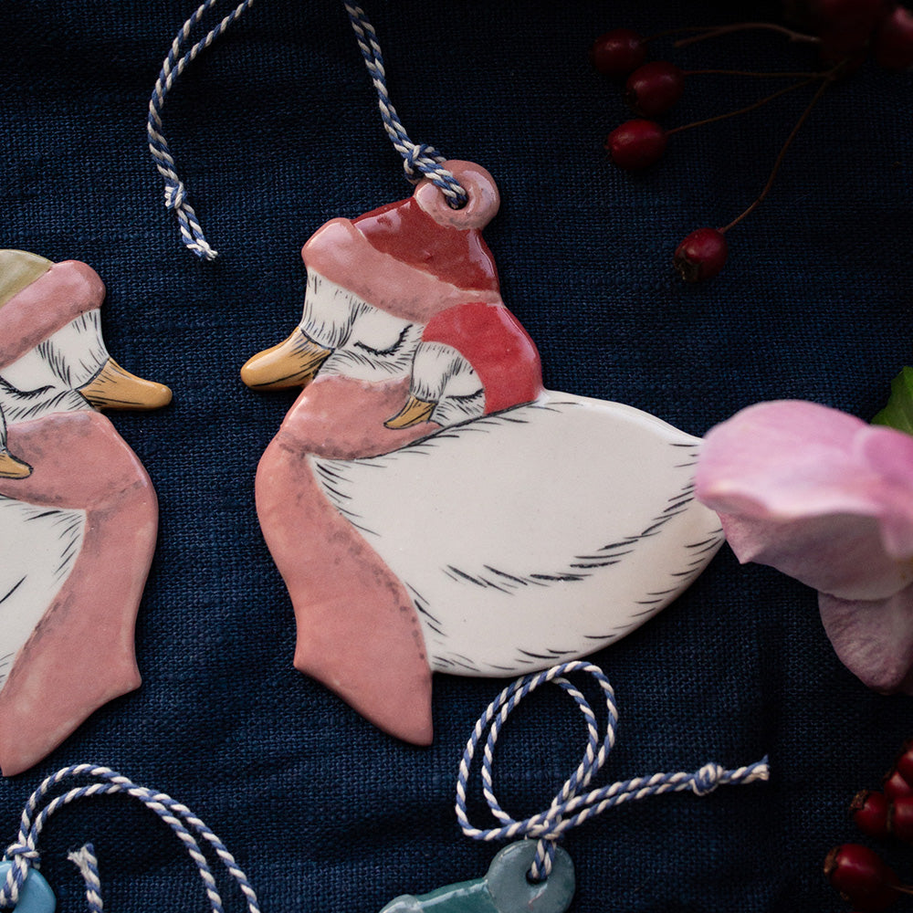 DUCKLING, Handmade ornament