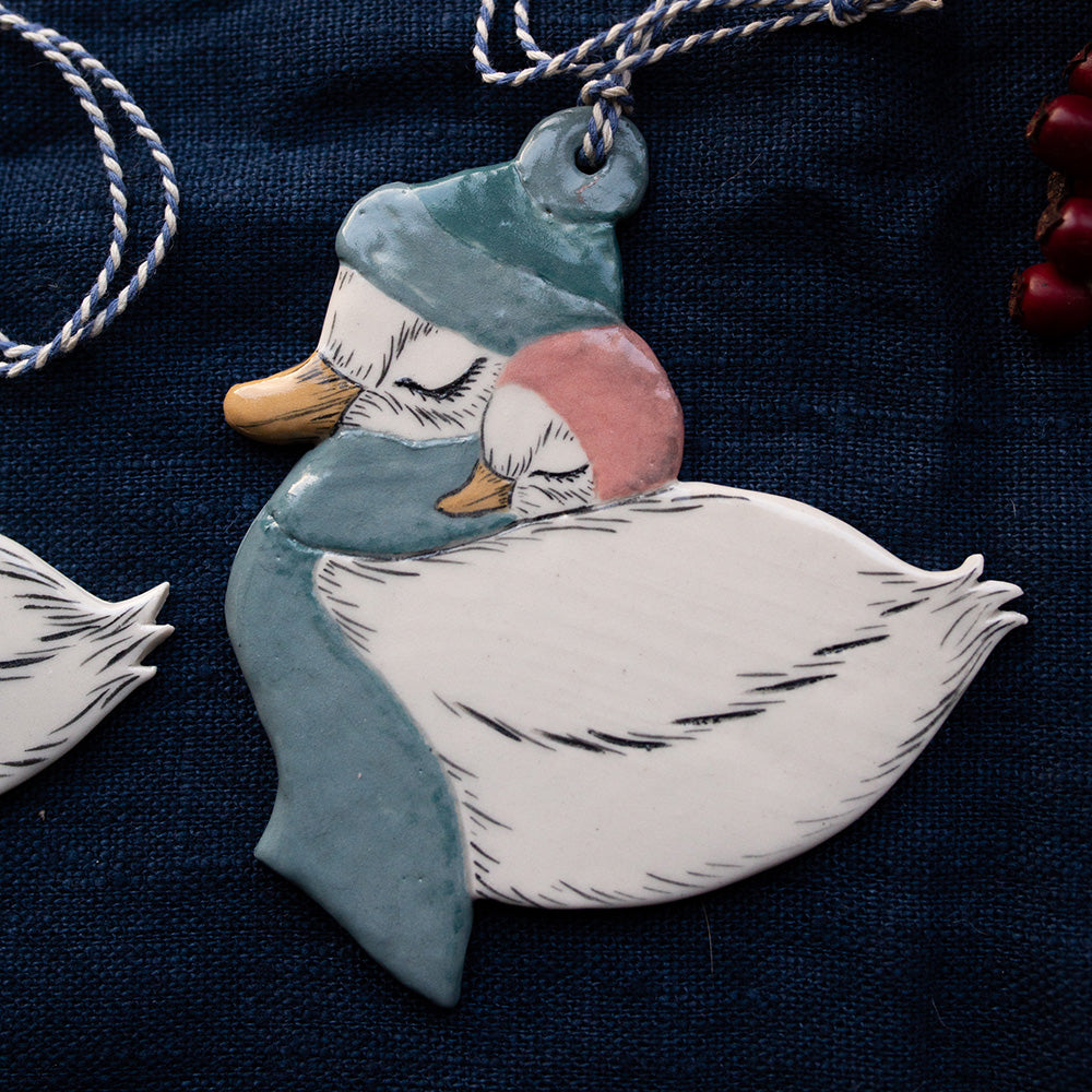 DUCKLING, Handmade ornament