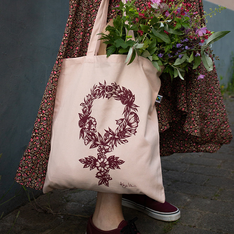 FLORAL FEMINIST, tote