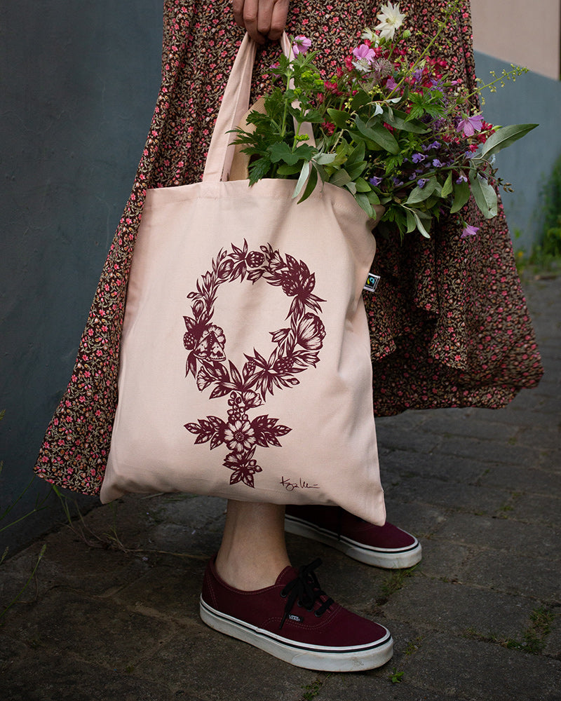 FLORAL FEMINIST, tote